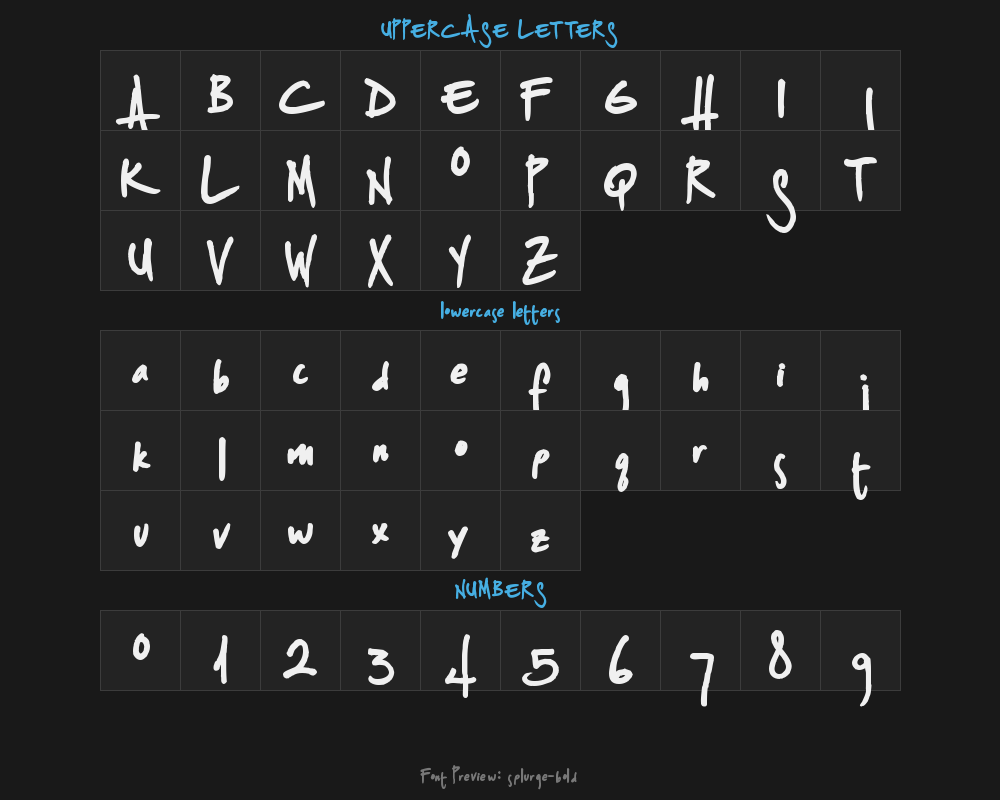 splurge-boldPreview image