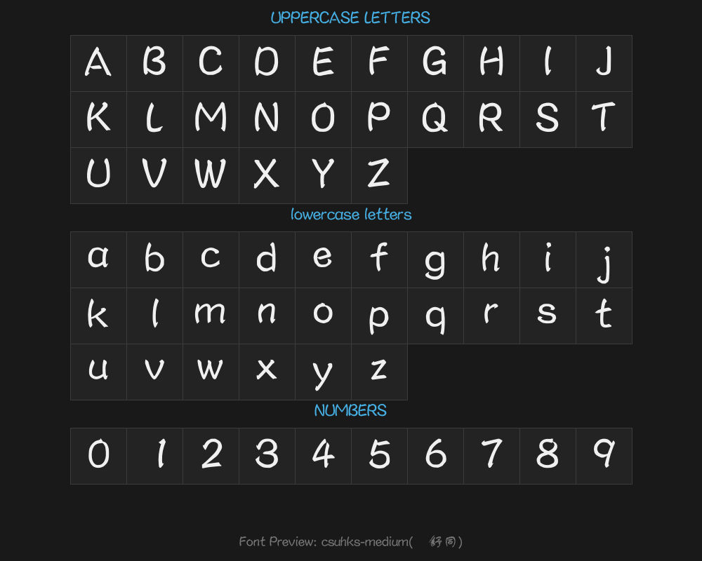 csuhks-medium(Jian Shutong)Preview