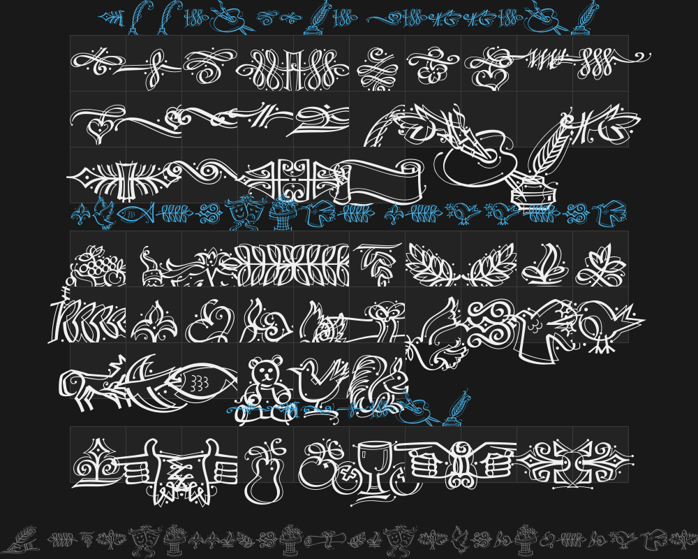 df-calligraphic-ornaments-let-plain-1.0Preview