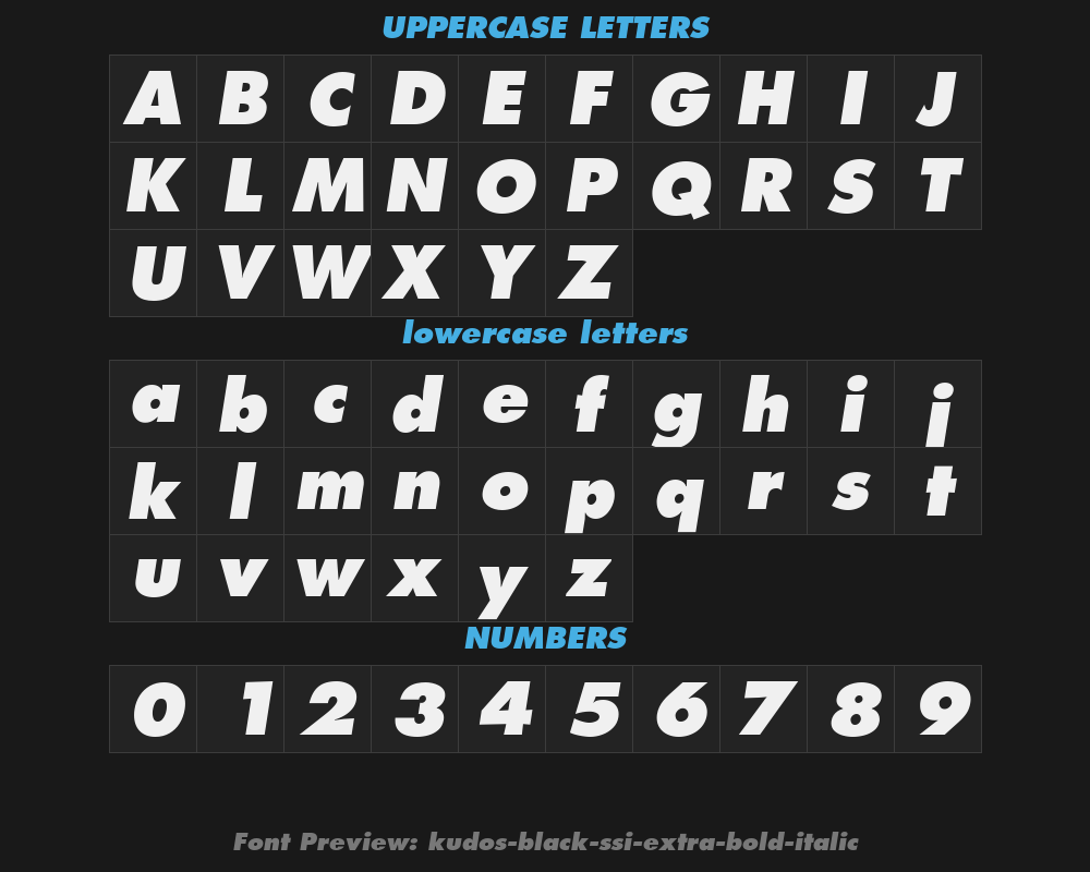 kudos-black-ssi-extra-bold-italicPreview