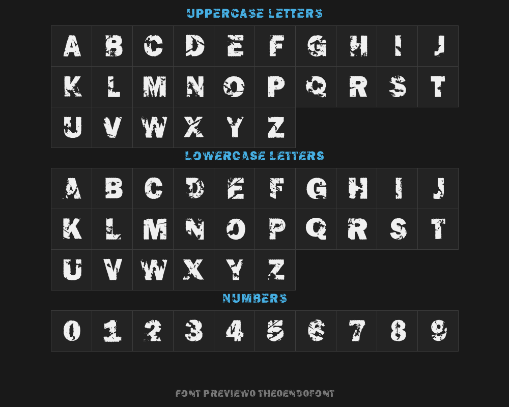 the-end-fontPreview image