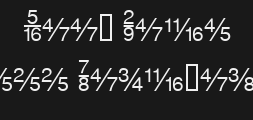 sansfractionsPreview