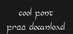 Font preview