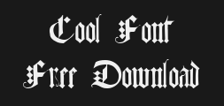 Font preview