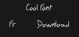 Font preview