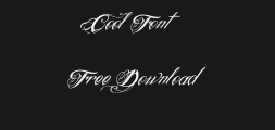 Font preview