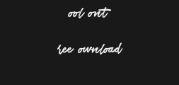 Font preview